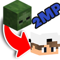 Mob head to Player head